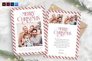 Christmas Family Greeting Card Templ, a Card Template by BrandPacks