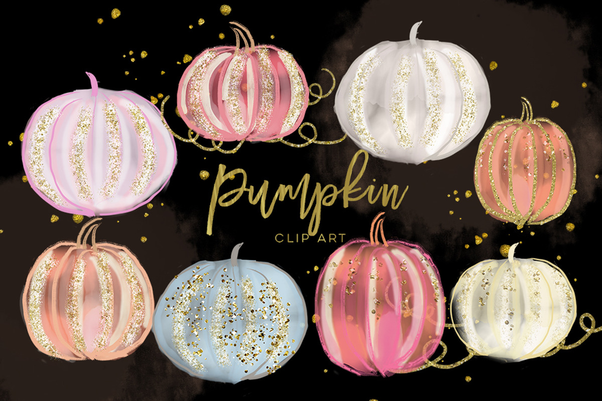 Pumpkin Clip Art, an Illustration by Sunflower Day Love (Photo 3 of 3)