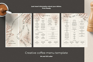 Coffee Menu