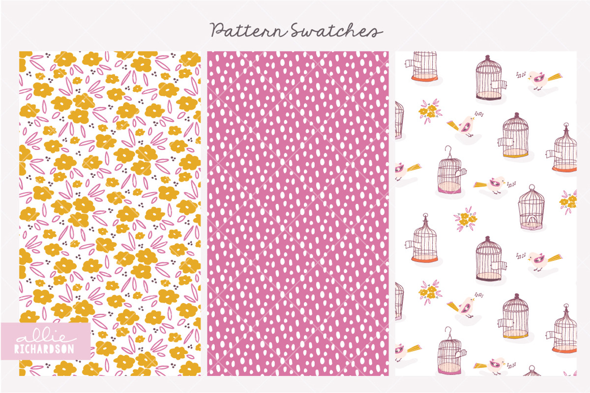 Love Birds | Vector Set, an Object Graphic by Allie Richardson Design (Photo 2 of 4)