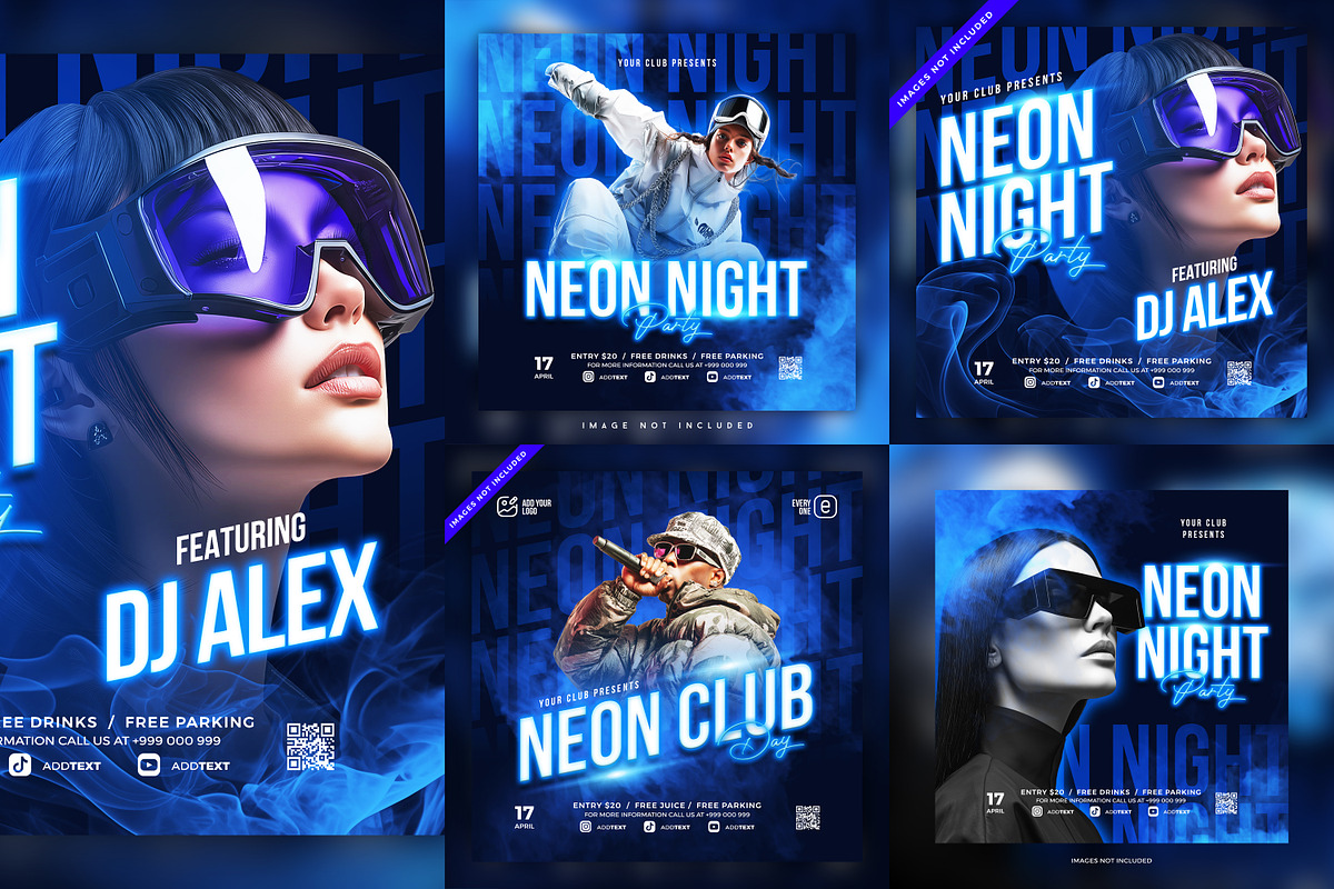 Party Social and Flyers Templates, a Flyer Template by iHemalaya (Photo 1 of 5)