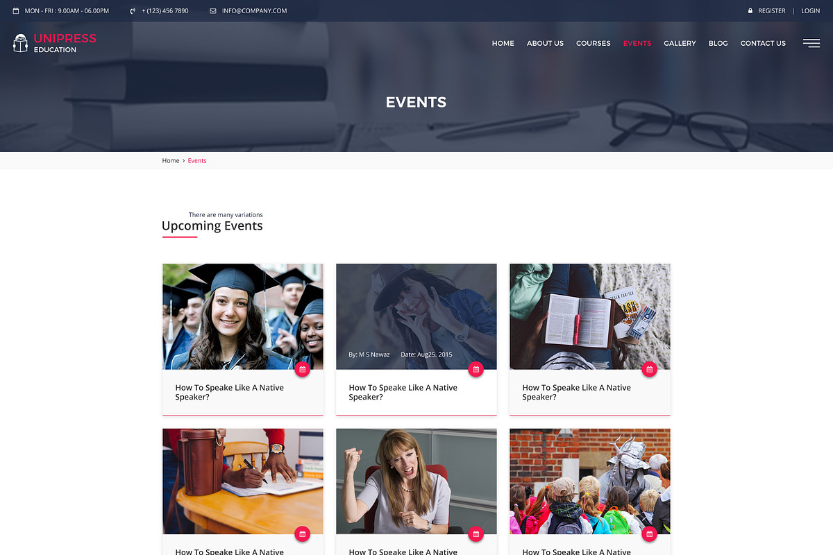 Unipress Education PSD Template, a Websites & App Template by mine-tech (Photo 11 of 22)