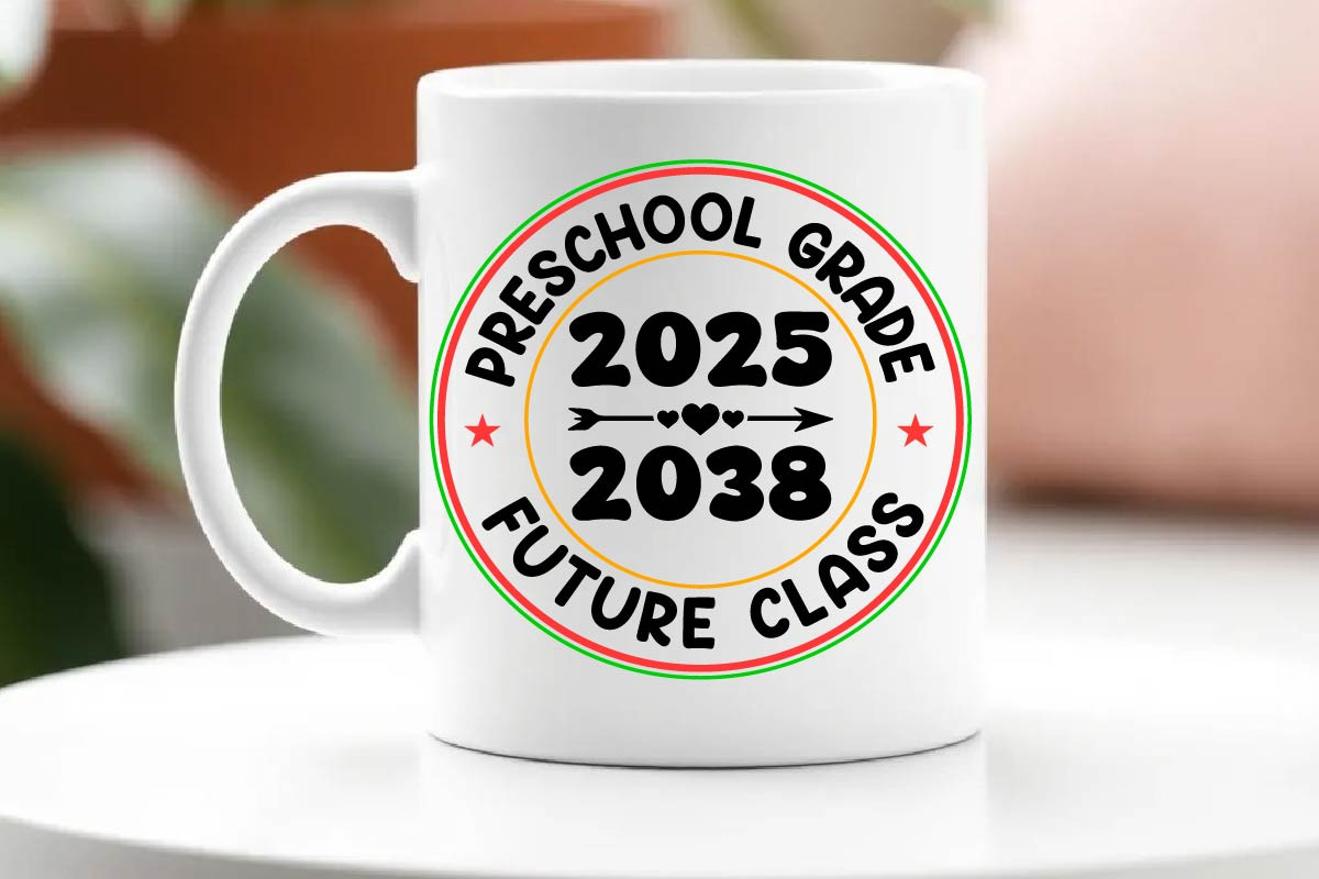 Preschool Graduate 2025 Svg Png, an Object Graphic by Digi_Design_World (Photo 6 of 6)
