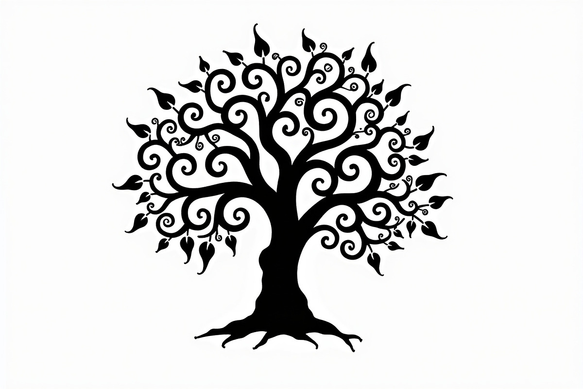 Detailed Tree Silhouette SVG Bundle, an Illustration by Amazin_art (Photo 3 of 13)