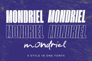 Mondriel Font Duo