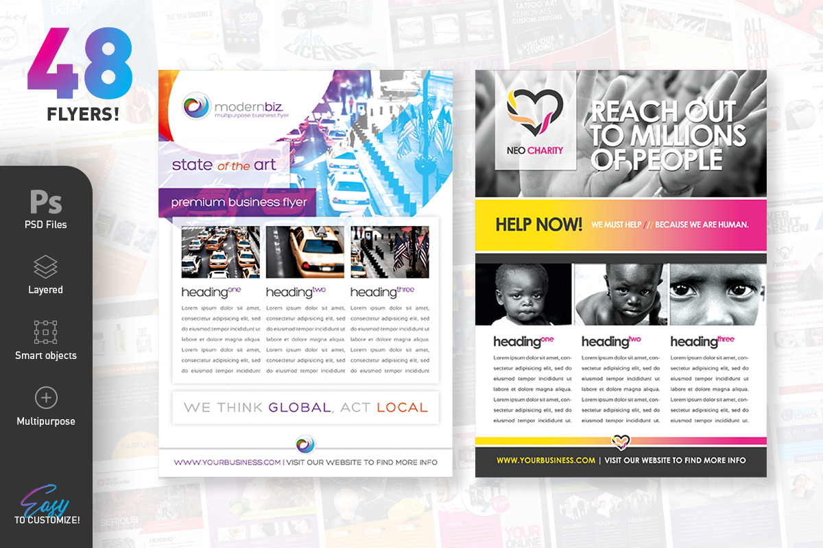 Essential Business Flyer Mega Bundle, a Flyer Template by Reclameworks (Photo 18 of 25)