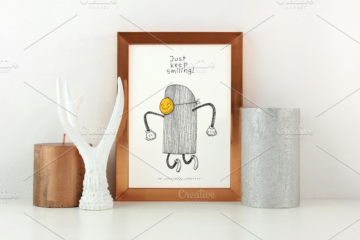 Just Keep Smiling. Hand drawn, an Object Illustration by DeShoff Art (Photo 1 of 3)