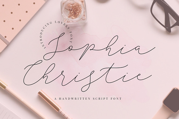 Sophia Christie Script Wedding Font preview 7