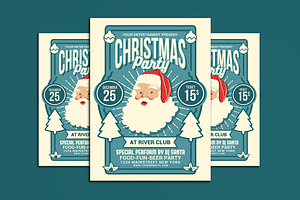 Christmas Party Flyer, a Flyer Template by Muhamad Iqbal hidayat