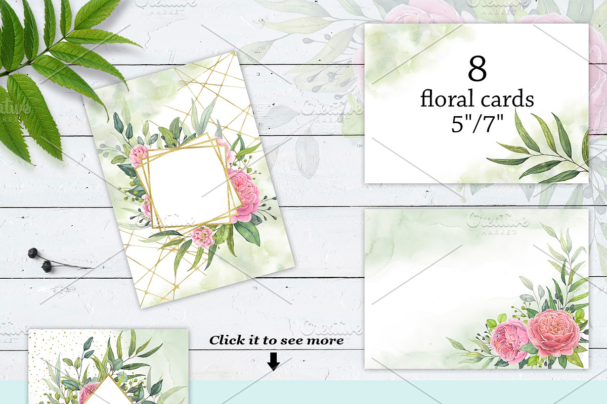 Roses - Watercolor Floral Collection, an Illustration by Elly Studio (Photo 9 of 16)
