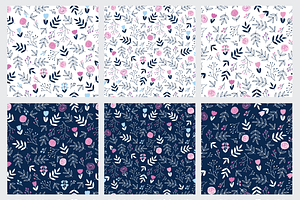 Seamless Floral Patterns