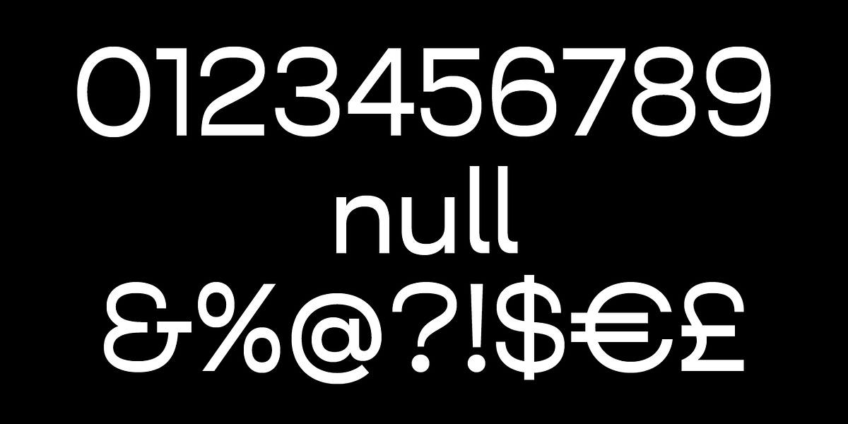 WT Null, a Sans Serif Font by Wraith Types (Photo 7 of 7)