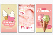 ICE CREAM shop Canva templates, a Social Media Template by Talipic Designs (Thumbnail 4 of 7)