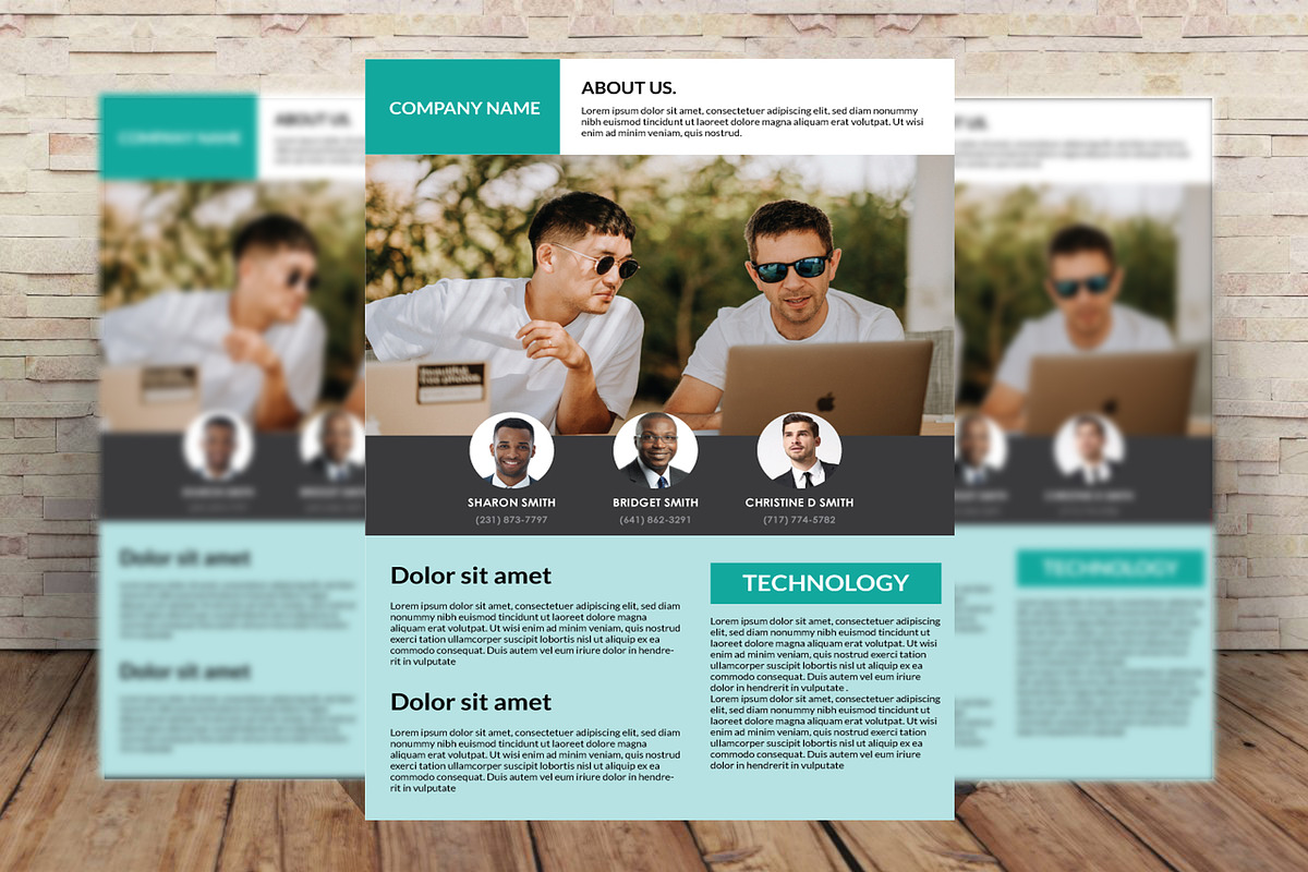 Technology Flyer, a Flyer Template by PenciGraphics (Photo 1 of 2)