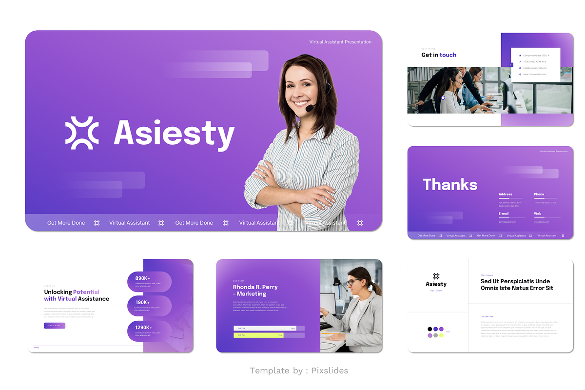 Virtual Assistant Keynote, a Presentation Template by Pixslides (Photo 4 of 4)