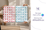 Gift Wrapping Paper Mockup Wallpaper, a Packaging Mockup by Mie Mockup Studio (Thumbnail 8 of 8)