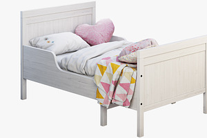 Ikea Sundvik Bed 3d Model