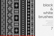 Ribbons. Vector pattern brushes., a Brush Add-On by IrinaCzaran (Thumbnail 3 of 6)