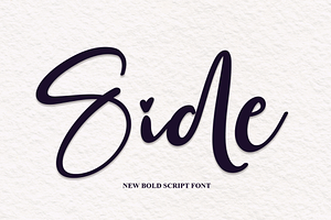 Side Script Font