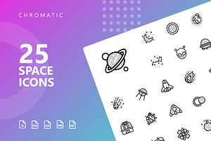 Space Chromatic Icons