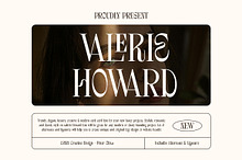 Valerie Howard Creative Serif
