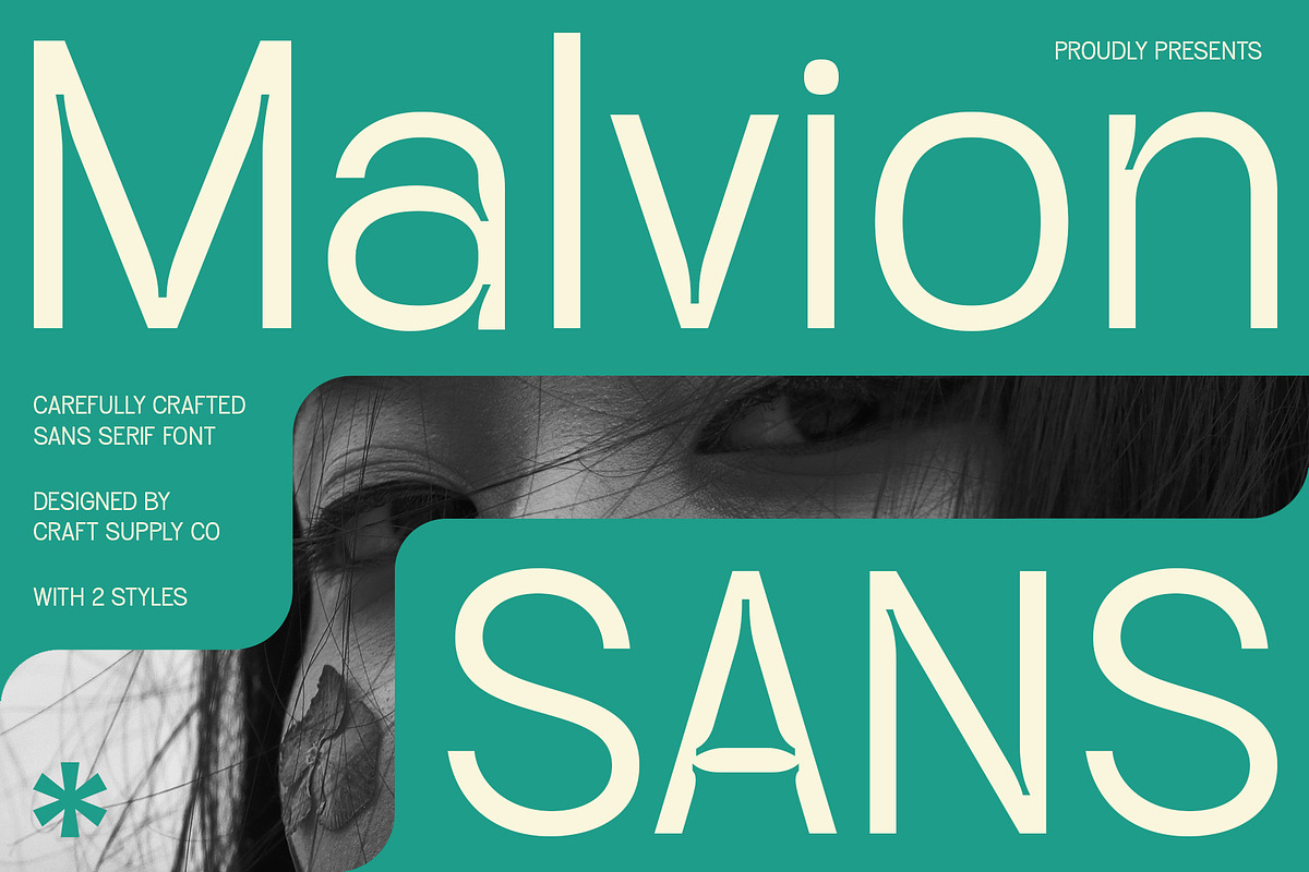 Malvion – Sans Serif Font, a Sans Serif Font by Craft Supply Co. (Photo 1 of 8)