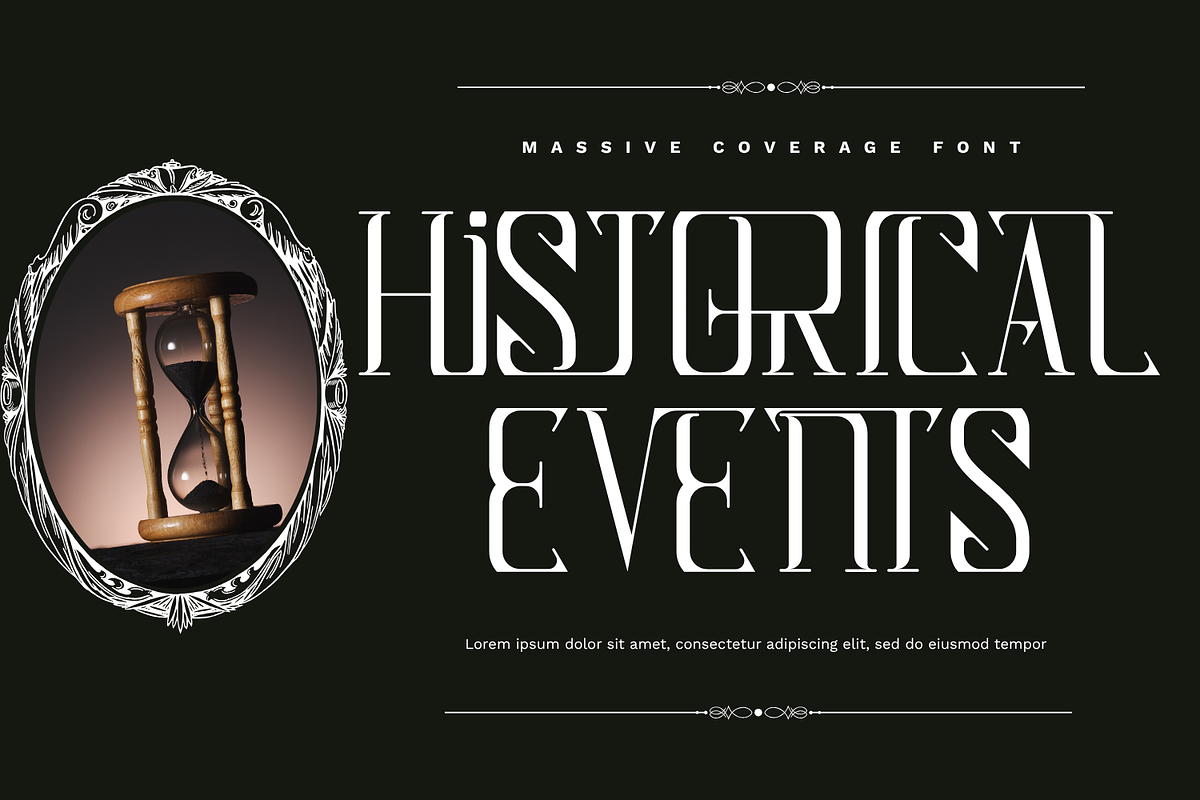 MASSIVE COVERAGE - MODERN SERIF FONT, a Serif Font by 177Studio (Photo 6 of 8)