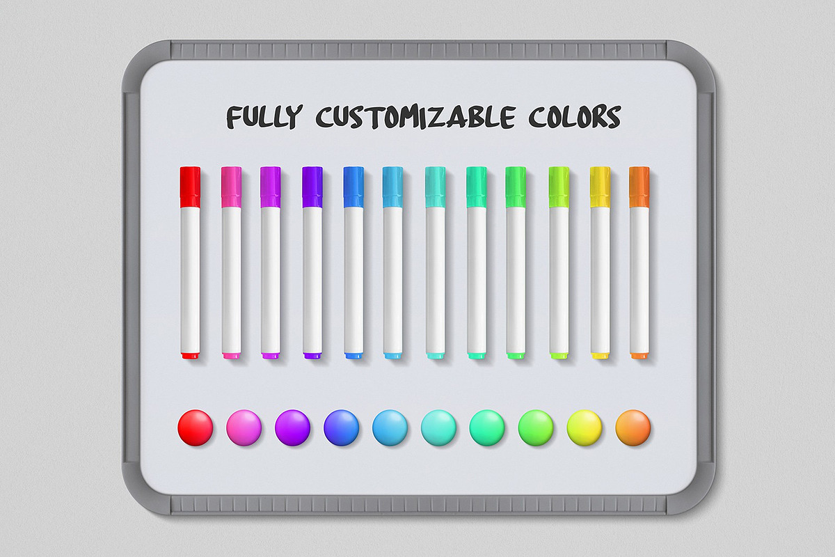Whiteboard Mockup Kit, a Product Mockup by Medialoot (Photo 4 of 4)
