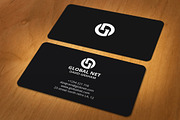 3 Colored Minimal Business Card, a Business Card Template by Shahjhan (Thumbnail 4 of 4)