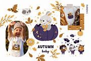 Autumn baby animals, an Animal Illustration by tatiletters (Thumbnail 1 of 11)