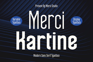 Merci Kartine – Typeface