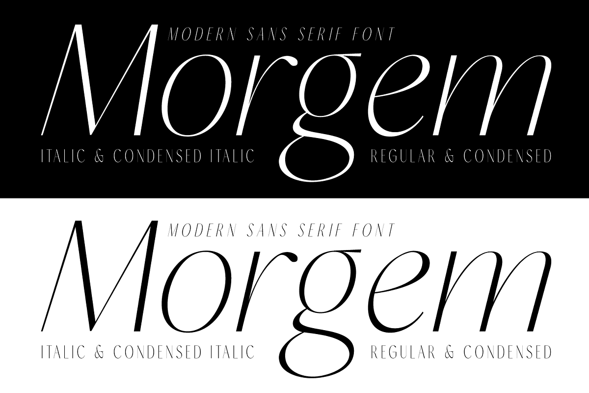 Morgem – Modern Sans Serif Font, a Sans Serif Font by Issam Type (Photo 1 of 9)