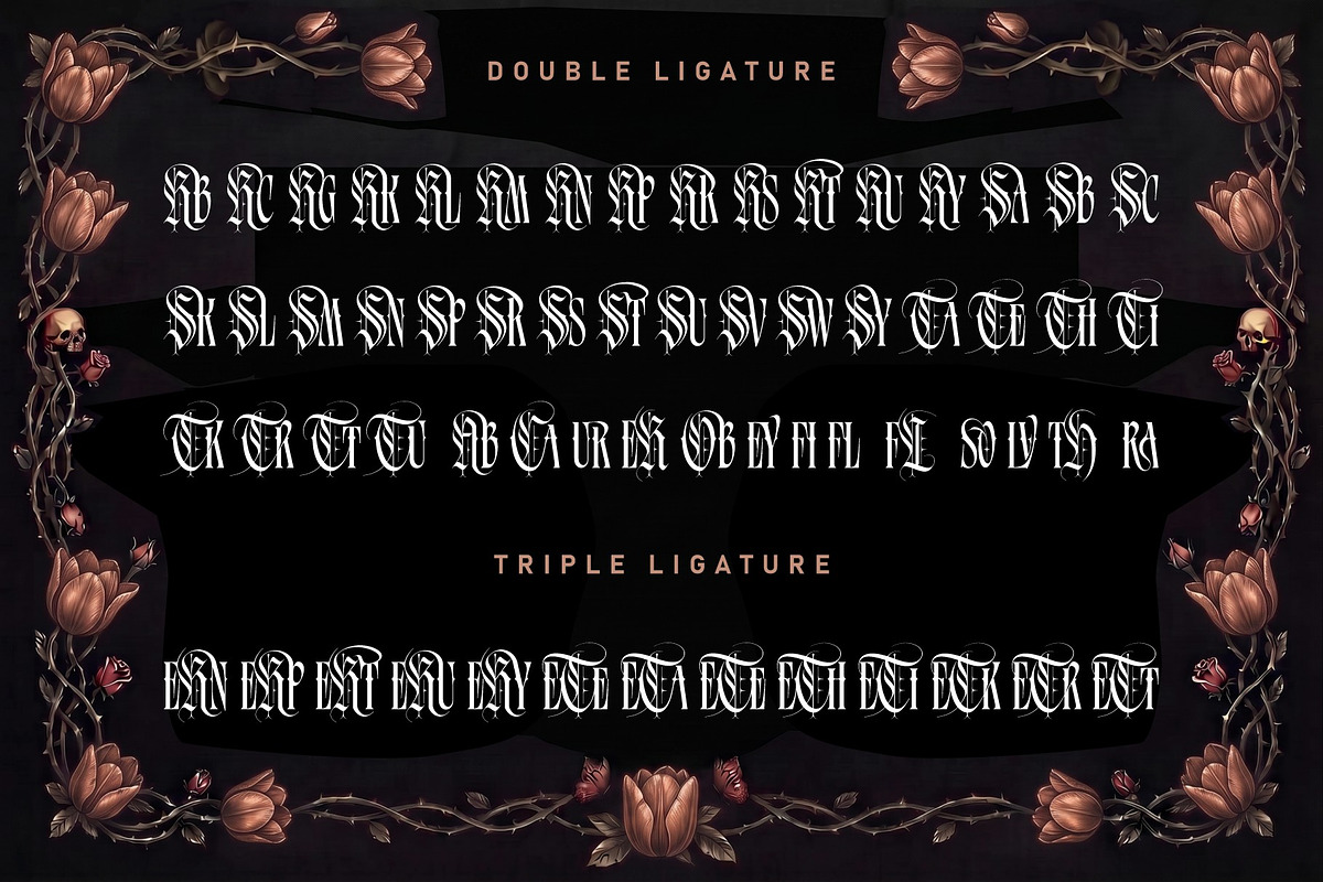 Silver Shard Typeface, a Blackletter Font by alit design (Photo 17 of 20)