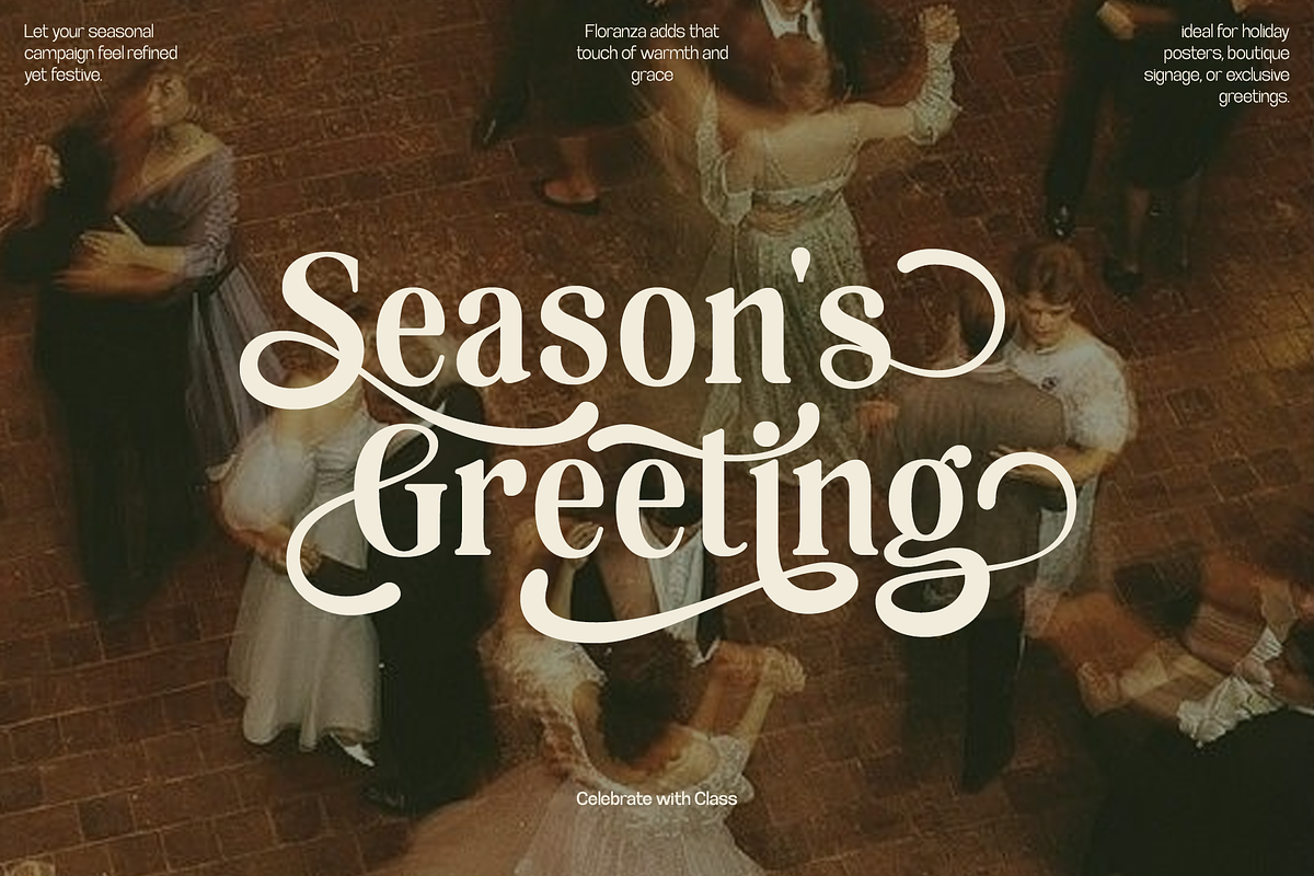 Floranza - Luxury Christmas Display, a Serif Font by Inviline.co (Photo 8 of 10)