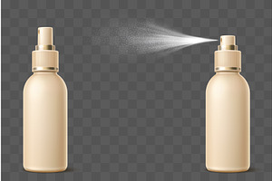 Realistic deodorant bottle sprays, an Object Illustration by Vectorbuum