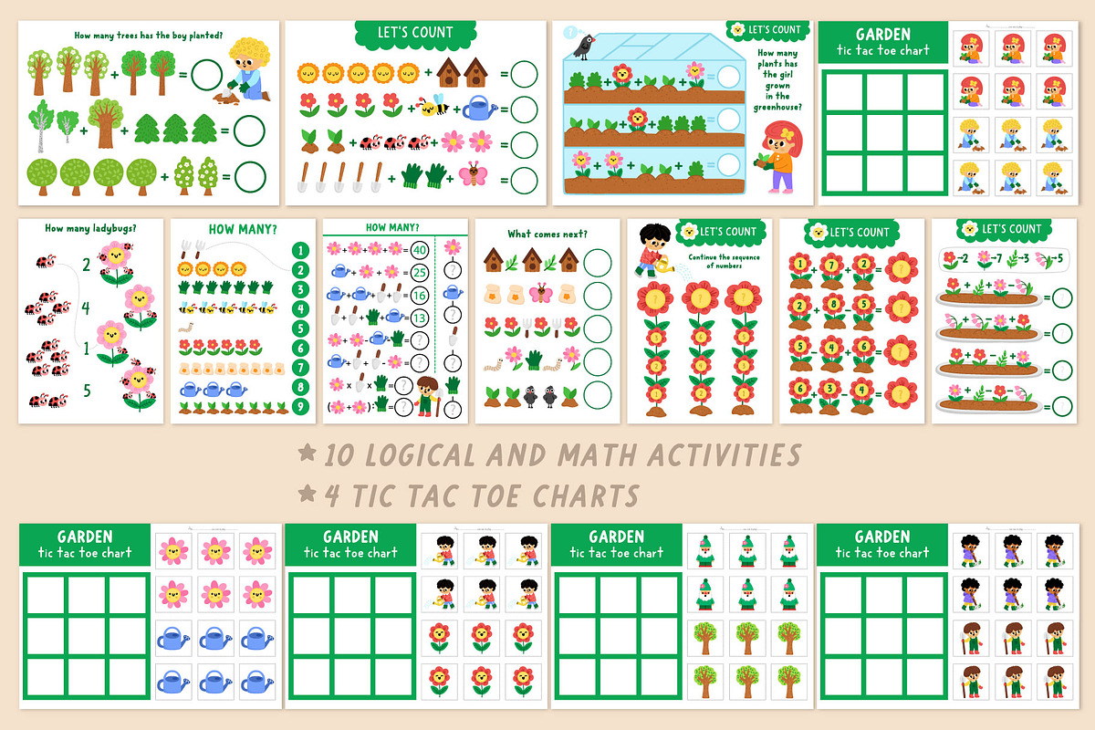 Garden games and activities for kids, an Education Illustration by Lexi Claus (Photo 5 of 15)