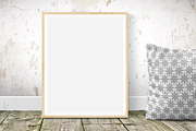 Rustic frame mockup 8x10 / 16x20, a Print Template by PinkJellyfish (Thumbnail 4 of 12)