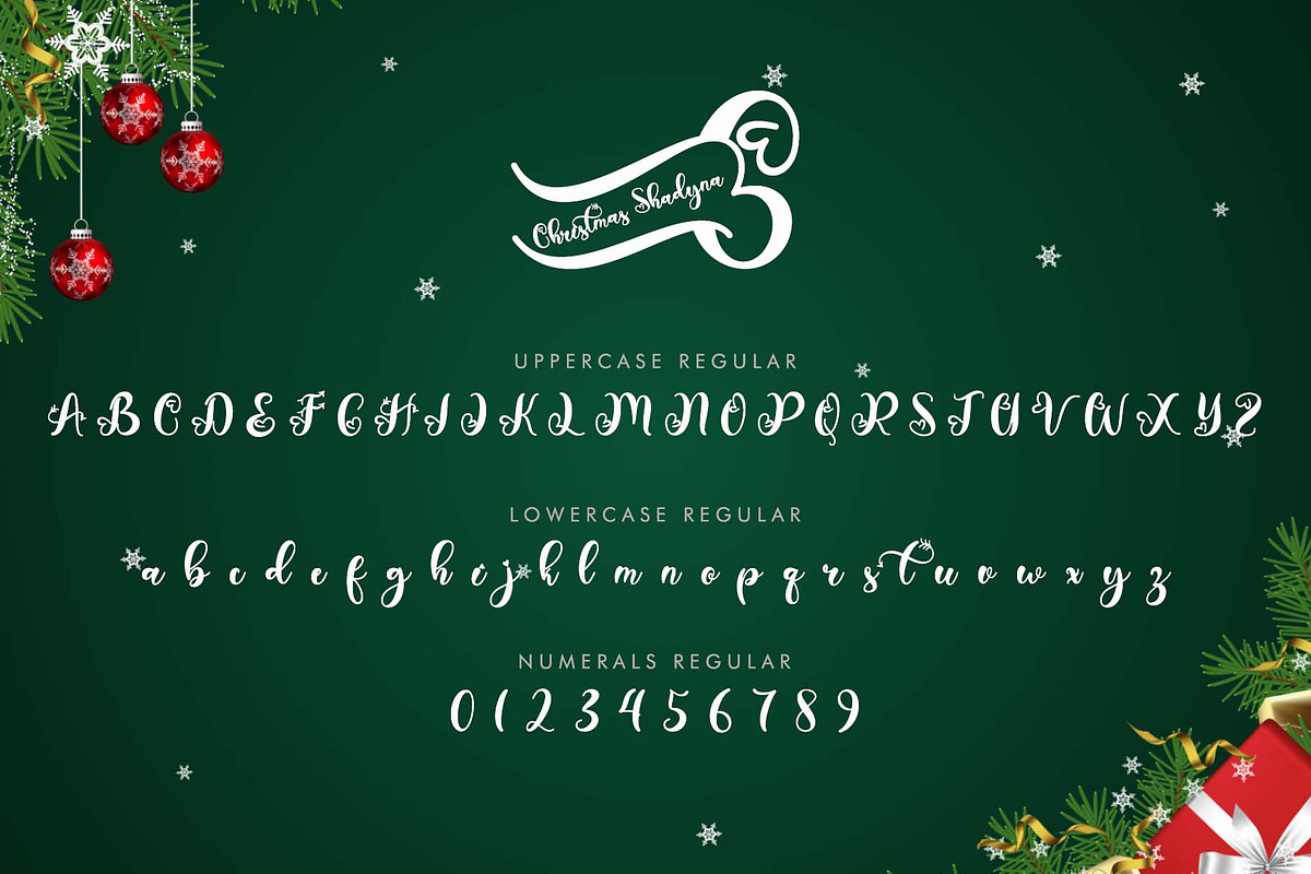 Christmas Shadyna, a Handwritten Font by Yoga Letter (Photo 8 of 8)