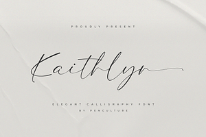 Kaithlyn – Elegant Calligraphy Font