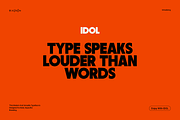 IDOL Poster Font, a Sans Serif Font by kavoon (Thumbnail 4 of 7)