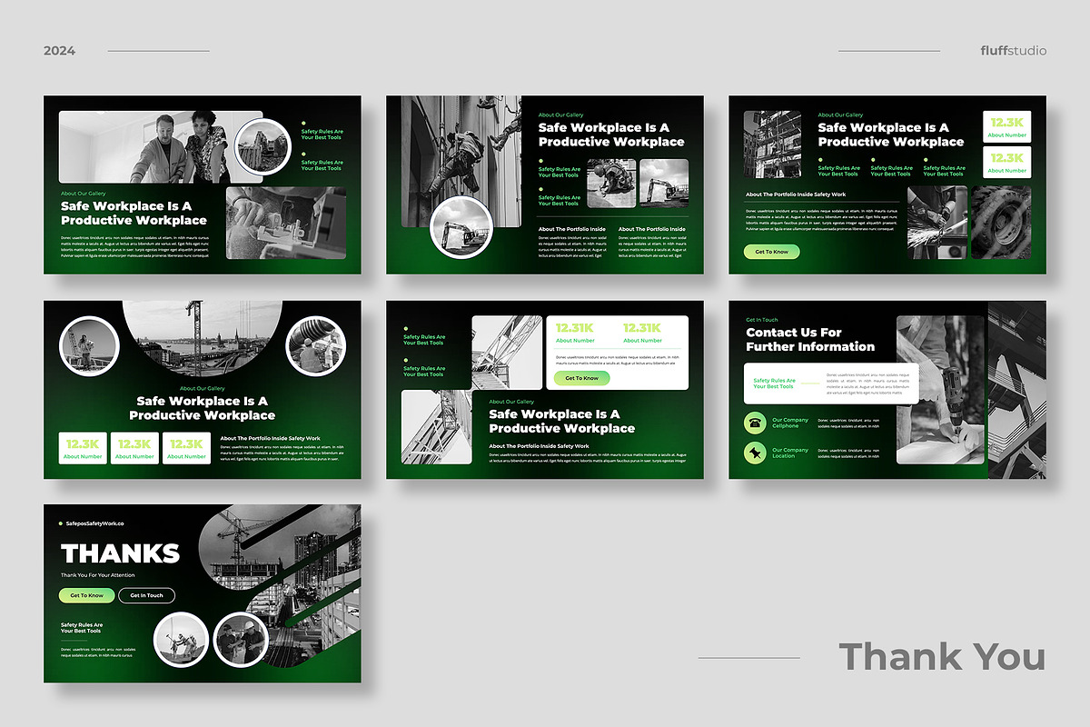 Workplace Safety Google Slides, a Presentation Template by fluffstudio (Photo 4 of 4)