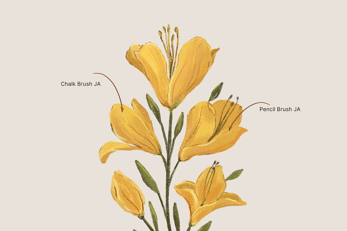 20 Photoshop Mix Media Brushes, a Brush Add-On by Jenteva Art (Photo 9 of 11)