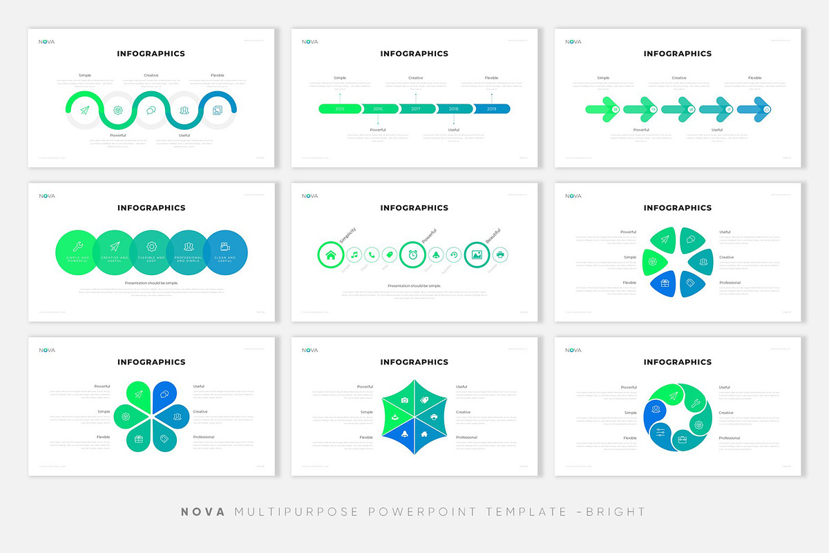 NOVA - Creative PowerPoint Template, a Presentation Template by PPTMORE