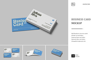 Business Card Mockup, an Advertising Mockup by graphictime