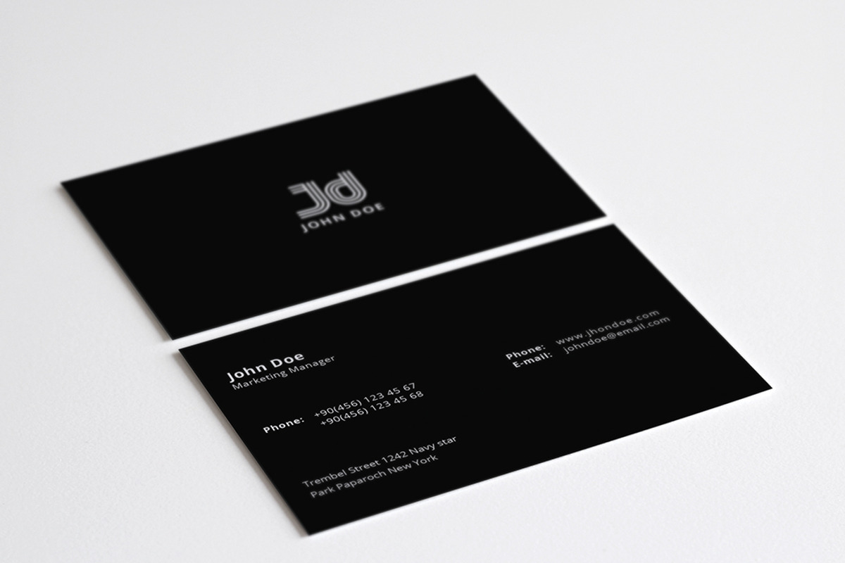 Simple Minimal Business Card, a Business Card Template by Shahjhan (Photo 2 of 3)