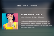 Lust - Journal Wordpress Theme, a WordPress Template by LayerSupplyCo (Thumbnail 3 of 5)