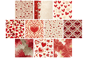 Happy Valentine's Day Backgrounds, a Background Graphic by NadiaTheronArt (Thumbnail 4 of 5)