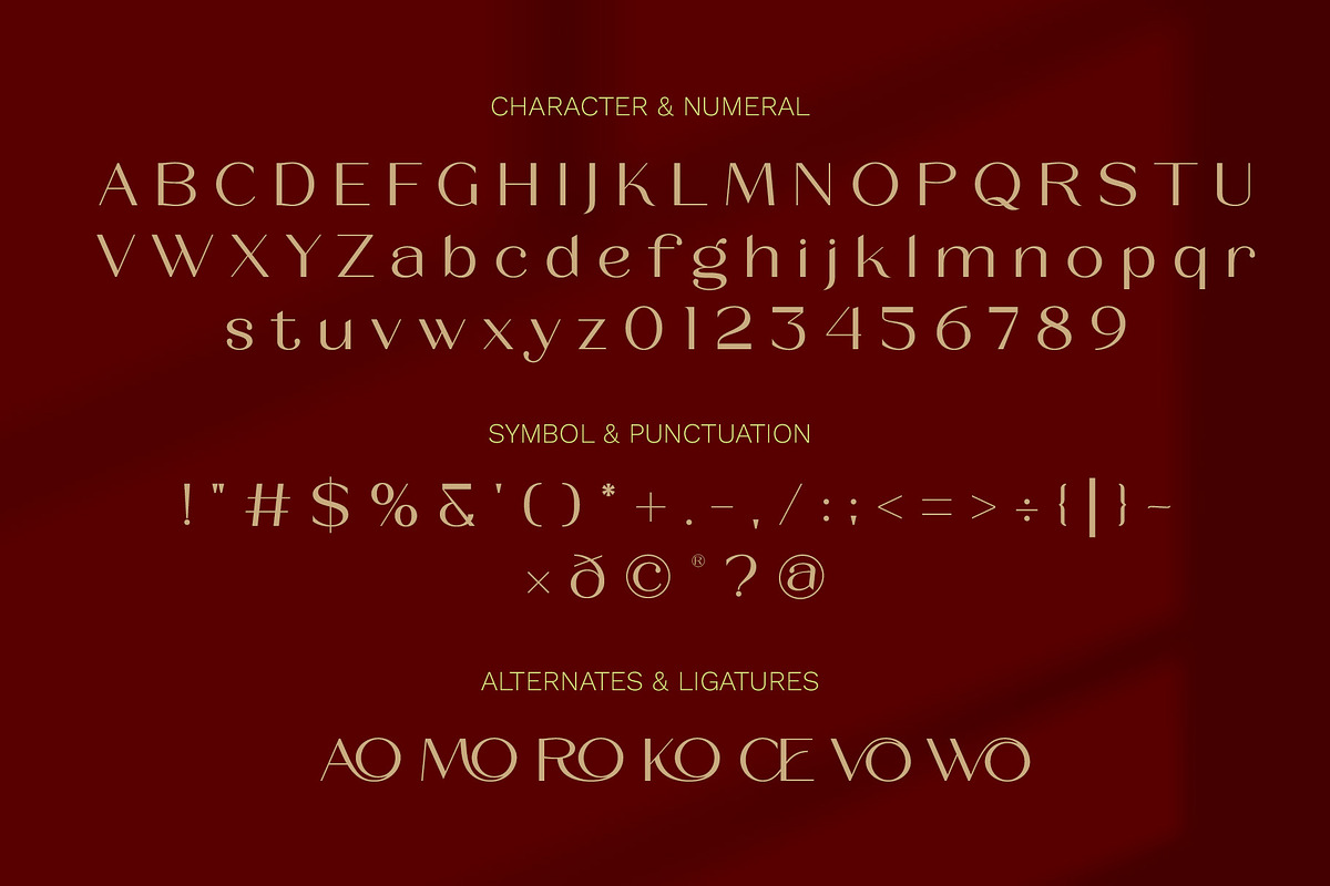 Moncer - An Elegant Serif Font, a Serif Font by Muflieart (Photo 5 of 10)