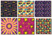 Retro Pop Art Fun Vintage Tech Music, a Pattern Graphic by Rose Art (Thumbnail 4 of 4)
