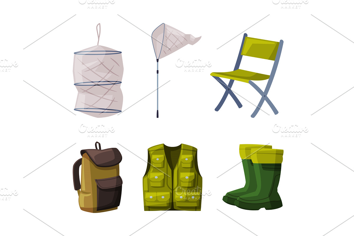 Fishing Equipment and Angling Item, an Object Illustration by TopVectors
